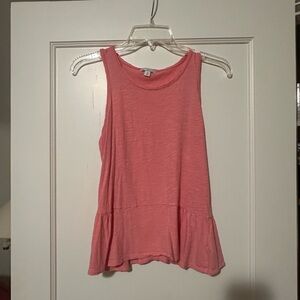 Pink babydoll tank